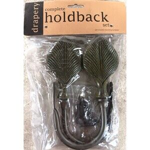 Drapery Complete holdback set 2 Piece Palm Leaf HDBK WB Bed Bath & Beyond